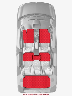ЭВА коврики «Queen Lux» комплект для Honda Civic (4G)
